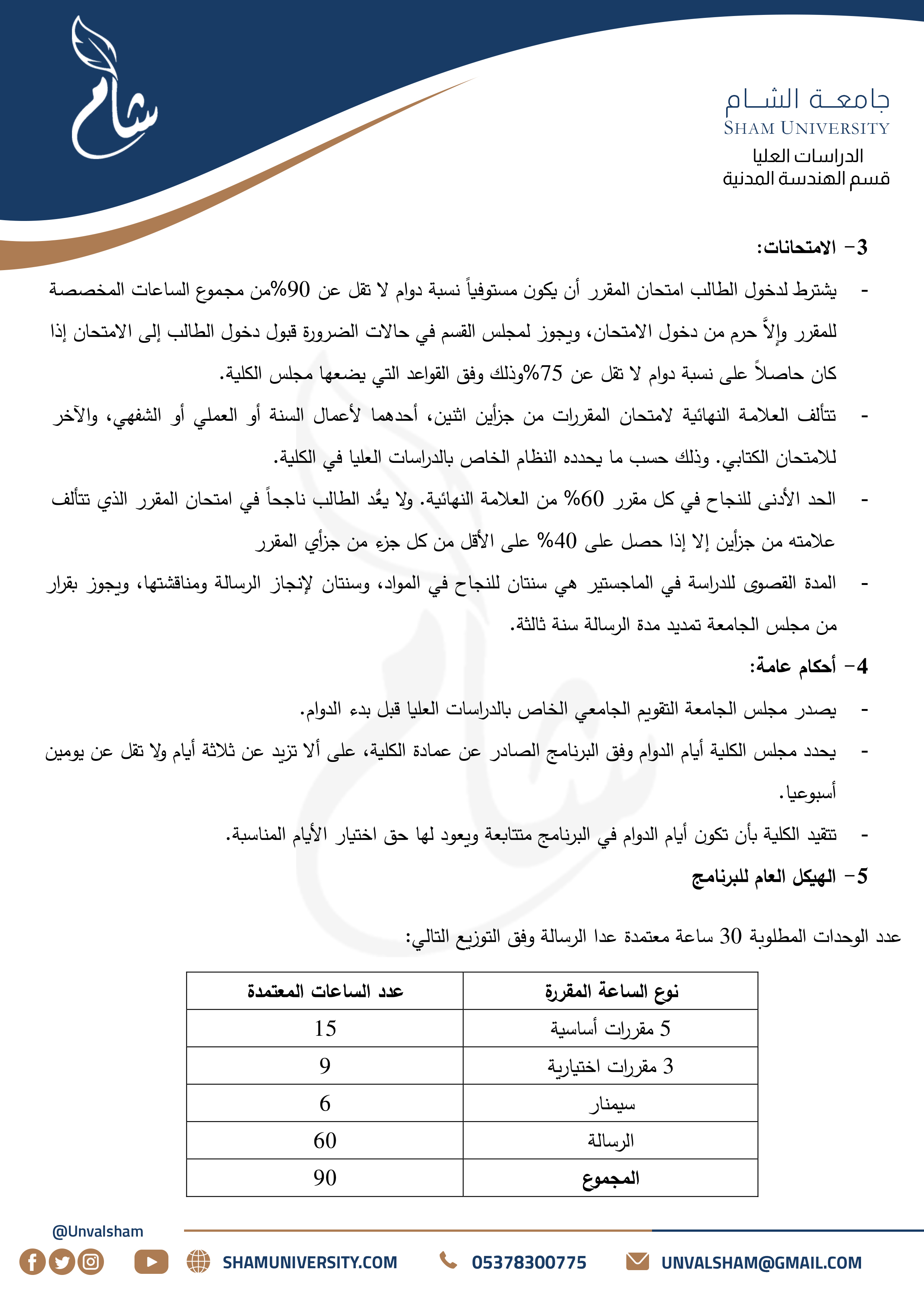2- الدراسات العليا - قسم الهندسة المدنية - علم المواد وهندستها